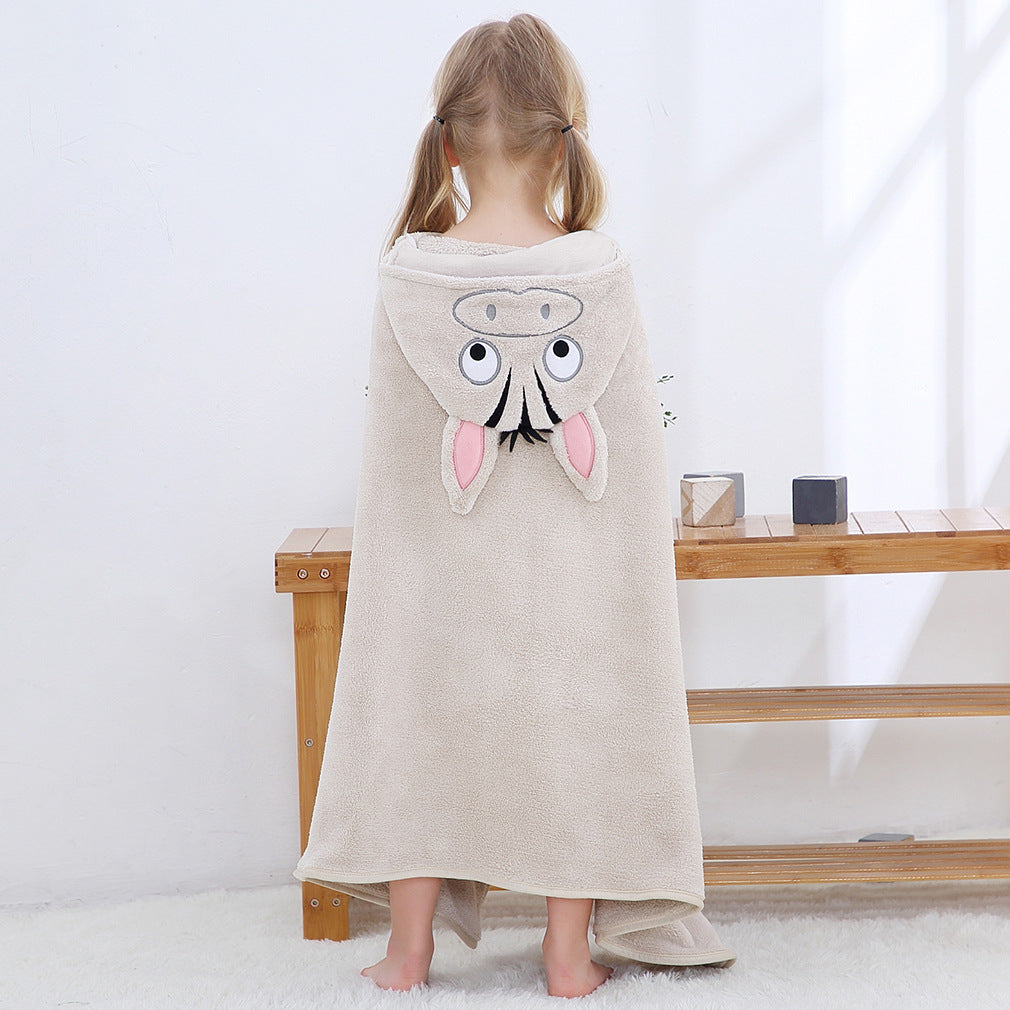 フード付きアニマル ベビーバスタオル | Hooded Animal Baby Bath Towel