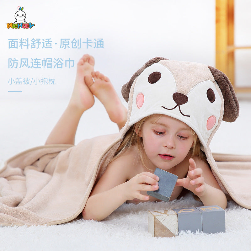 フード付きアニマル ベビーバスタオル | Hooded Animal Baby Bath Towel