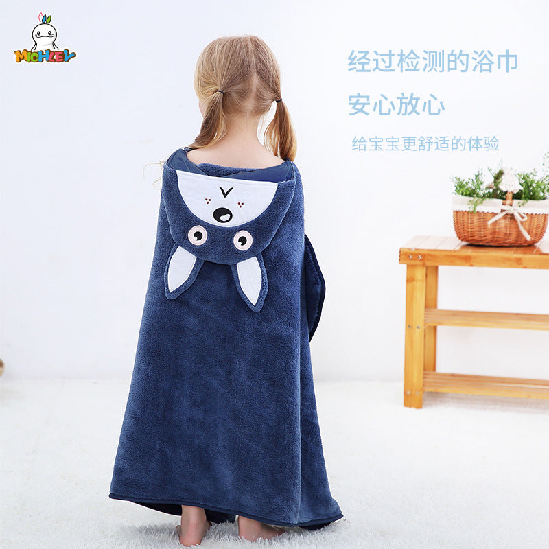 フード付きアニマル ベビーバスタオル | Hooded Animal Baby Bath Towel