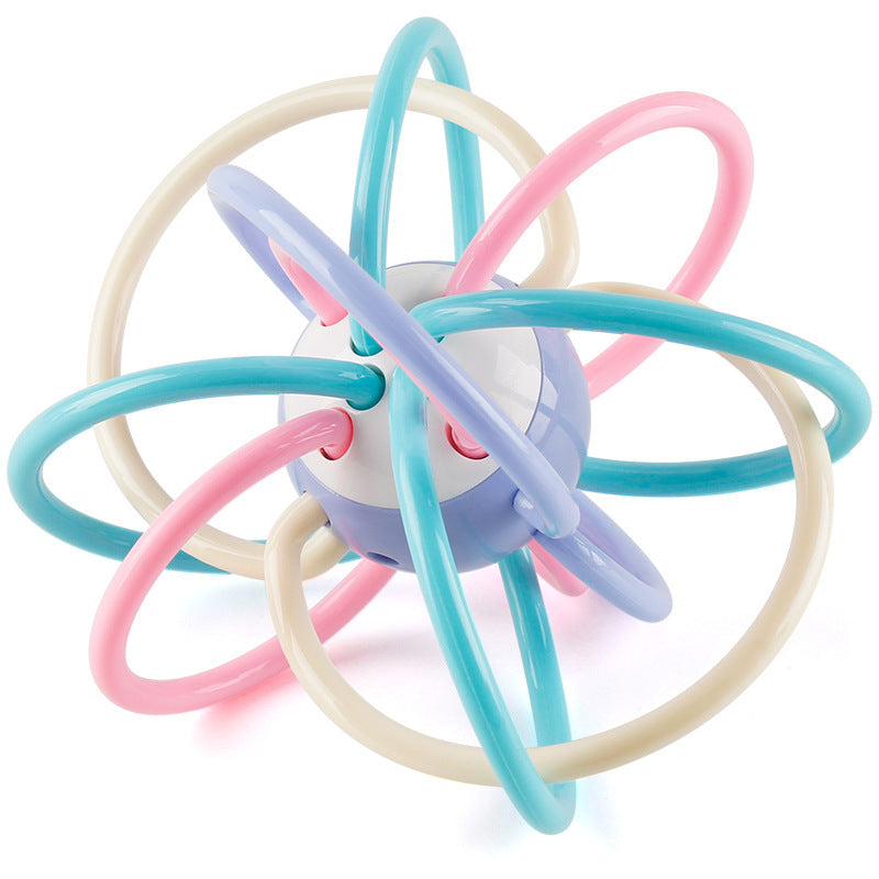 ベビー ループボール歯がため(0–12ヶ月・握る練習) | Baby Loop Ball Teether (0–12M, Grasp Training)