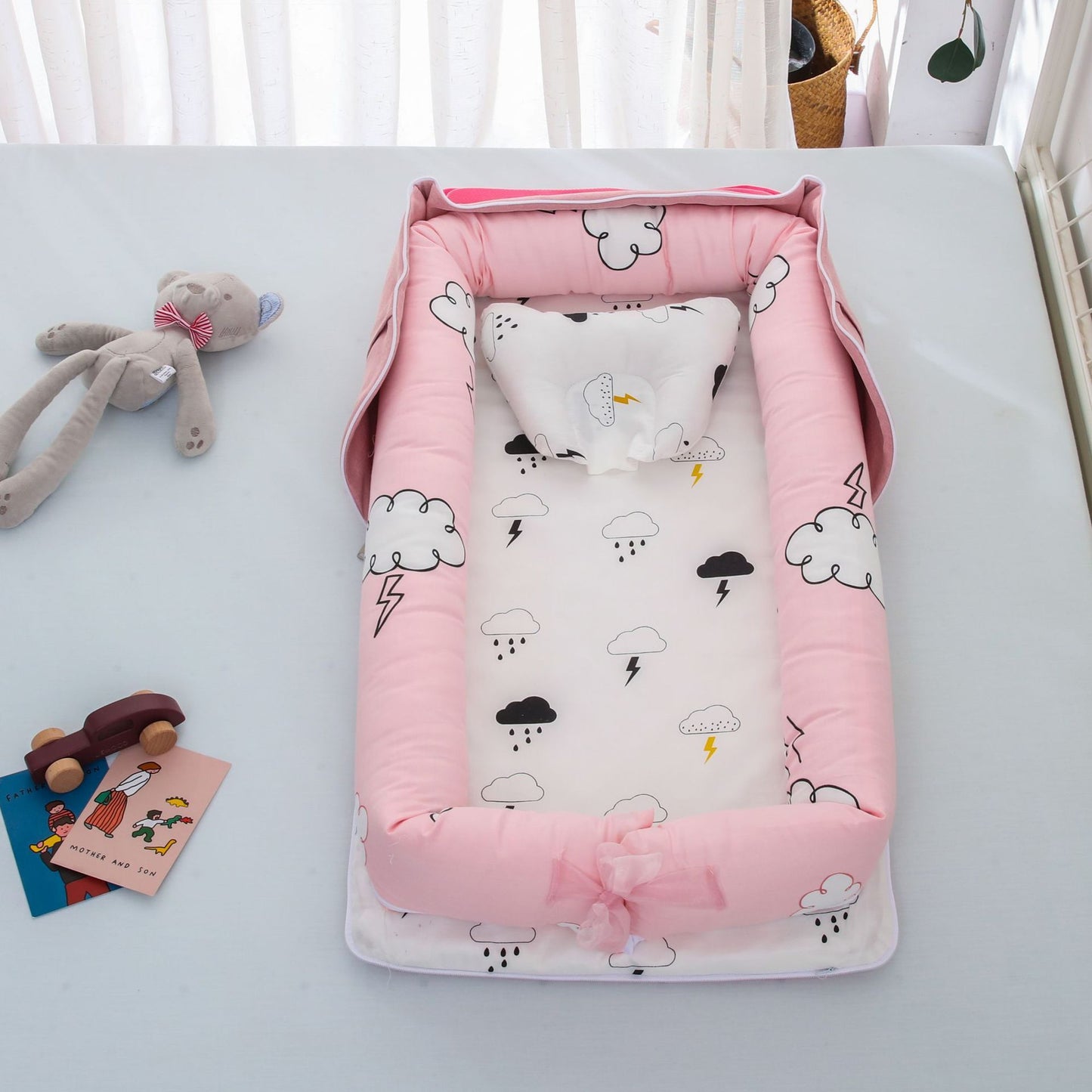 ベビー用コットンポータブルベッド | Baby Portable Cotton Sleeping Nest