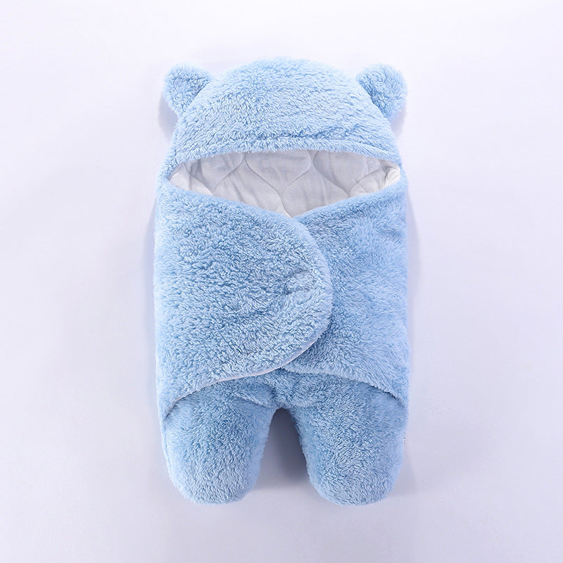 ベビーおくるみブランケット|Baby Swaddle Blanket – Soft Winter Quilt for Newborns