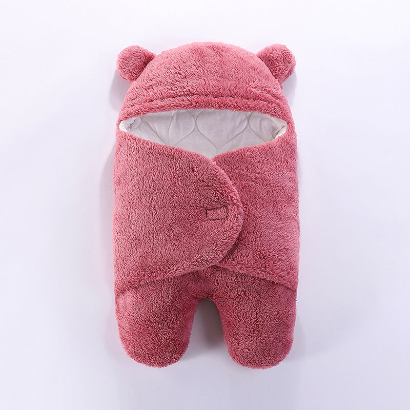 ベビーおくるみブランケット|Baby Swaddle Blanket – Soft Winter Quilt for Newborns