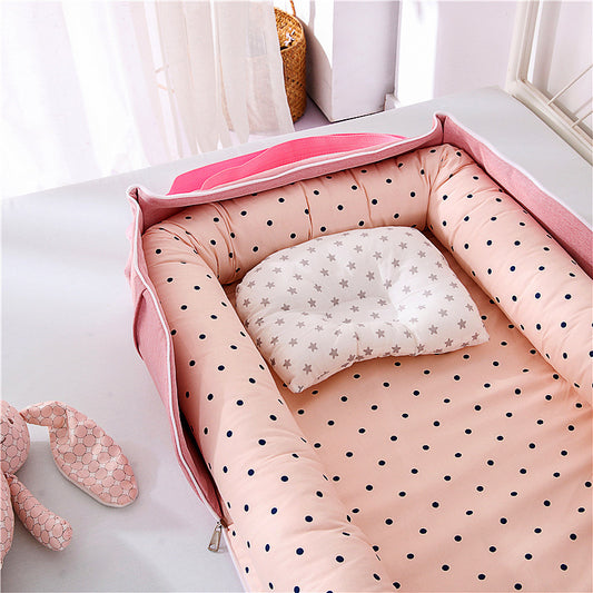 ベビー用コットンポータブルベッド | Baby Portable Cotton Sleeping Nest