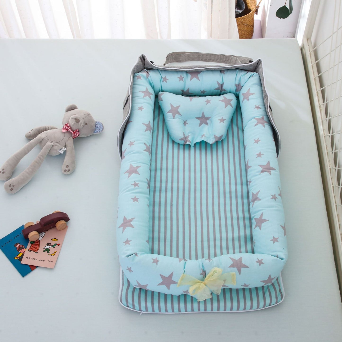 ベビー用コットンポータブルベッド | Baby Portable Cotton Sleeping Nest