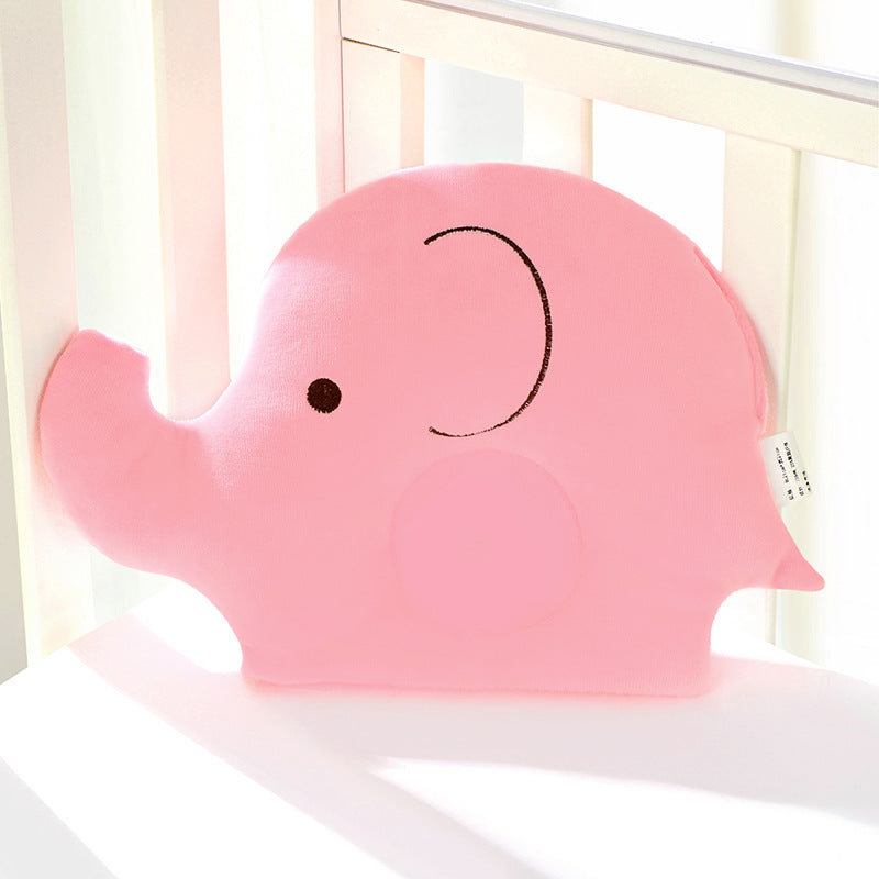 ベビーまくら エレファント/ピッグ(0–2歳・頭まもり・やわらか) | Baby Pillow Elephant/Pig (0–2Y, Head Support, Soft)