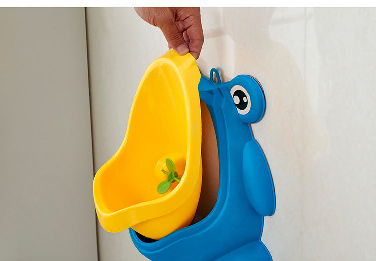 ベビー壁掛けトイレ(男の子・取り外し可スピナー) | Baby Wall-Mounted Urinal (Boys, Removable Spinner)
