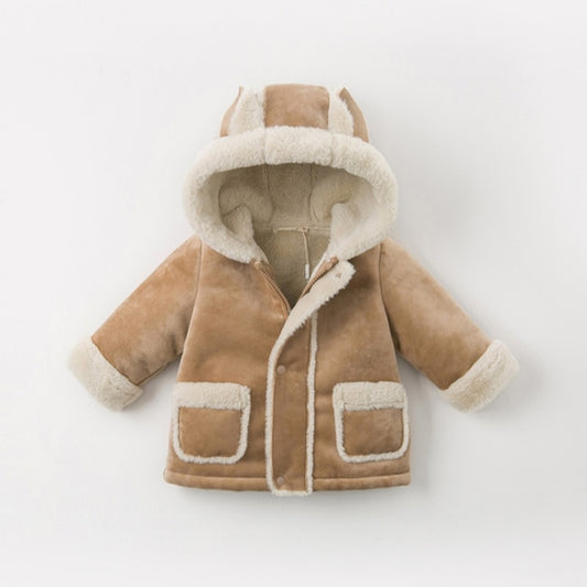 ベビー厚手コート 綿製ウォームコート(キャメル) | Thicken Baby Warm Cotton Coat (Camel)