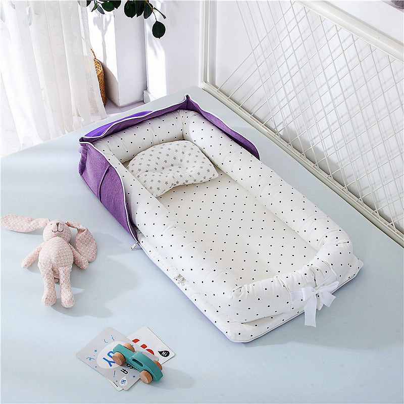 ベビー用コットンポータブルベッド | Baby Portable Cotton Sleeping Nest