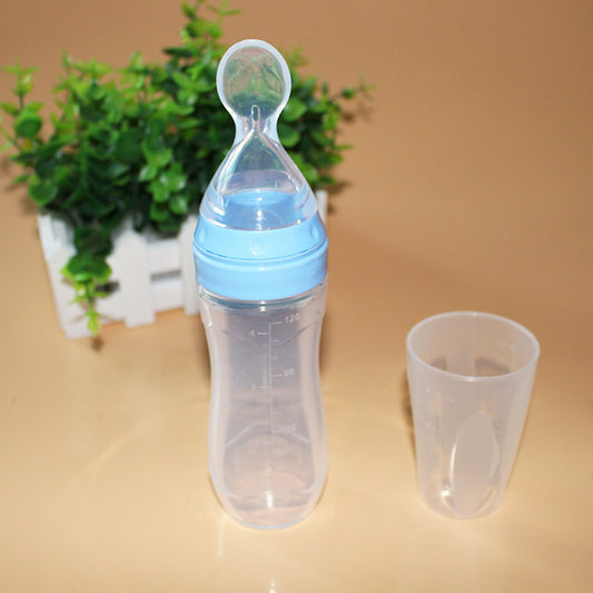 食品グレードシリコン製のベビースプーンボトルフィーダー