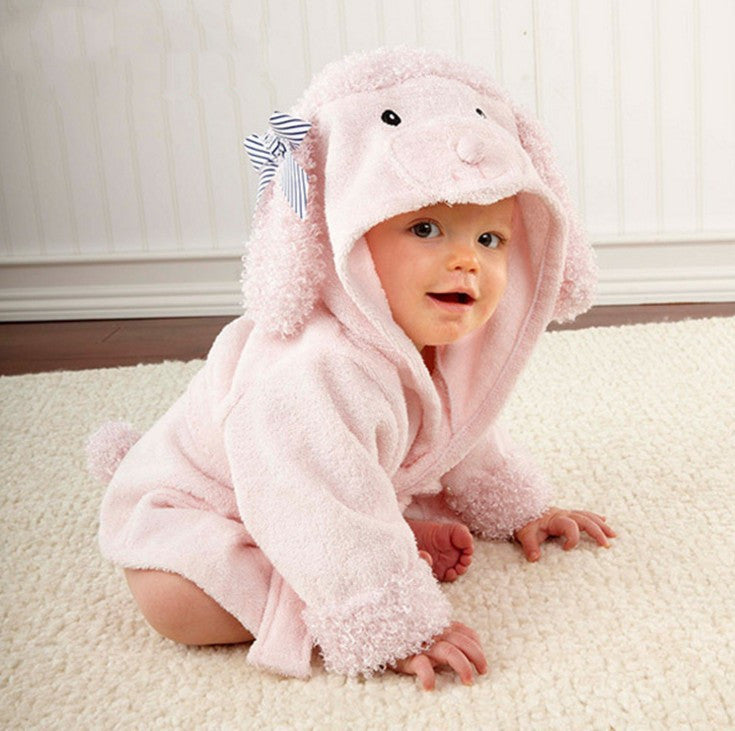 baby bathrobe belt detail ensuring comfort and easy dressing