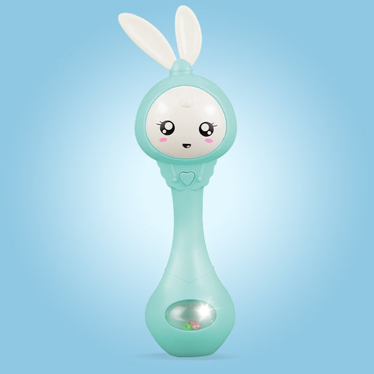 ベビーラトル リズムスティック(グリーン)|Baby Rattle Rhythm Stick