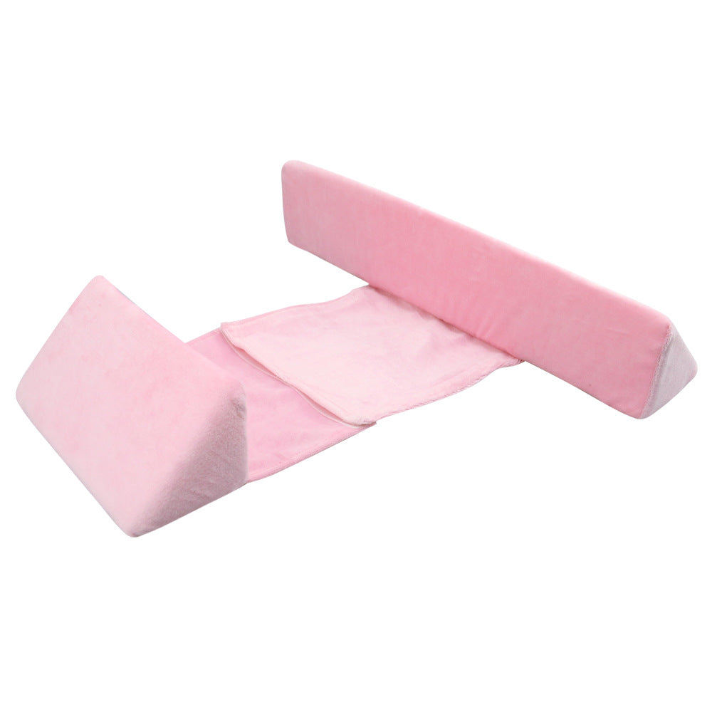 ベビーサイドスリーピングピロー(三角固定・洗える) | Baby Side Sleeping Pillow (Triangle Wedge, Washable)