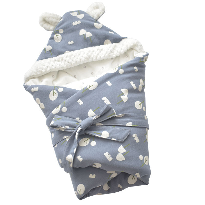 ベビーおくるみ ブランケット(超やわらか・厚手・純綿) | Extra Soft Thick Pure Cotton Baby Swaddle Blanket
