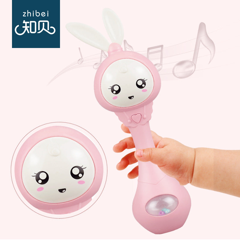 ベビーラトル リズムスティック(グリーン)|Baby Rattle Rhythm Stick