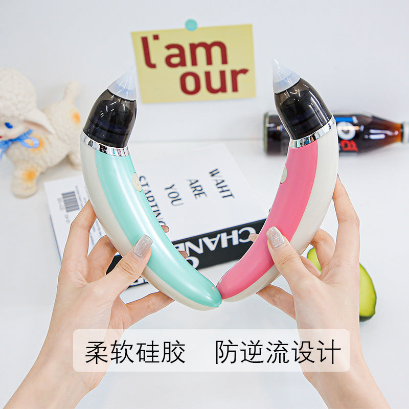 ベビー電動鼻吸い器(逆流防止・やわらかノズル) | Baby Electric Nasal Aspirator (Anti-Backflow, Soft Nozzle)