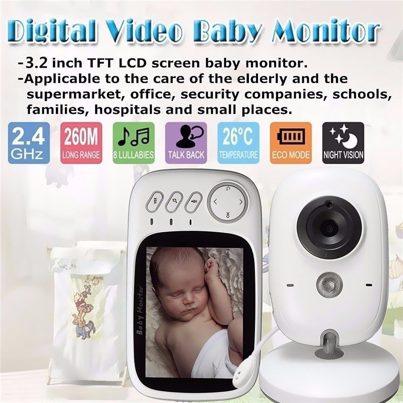 ベビーモニター 2.8インチ(ワイヤレス・ナイトビジョン・子守見守り) | Baby Monitor 2.8" (Wireless, Night Vision, Baby Care)