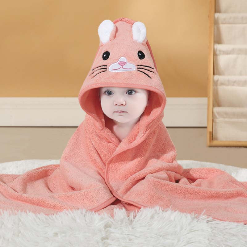 フード付きアニマル ベビーバスタオル | Hooded Animal Baby Bath Towel