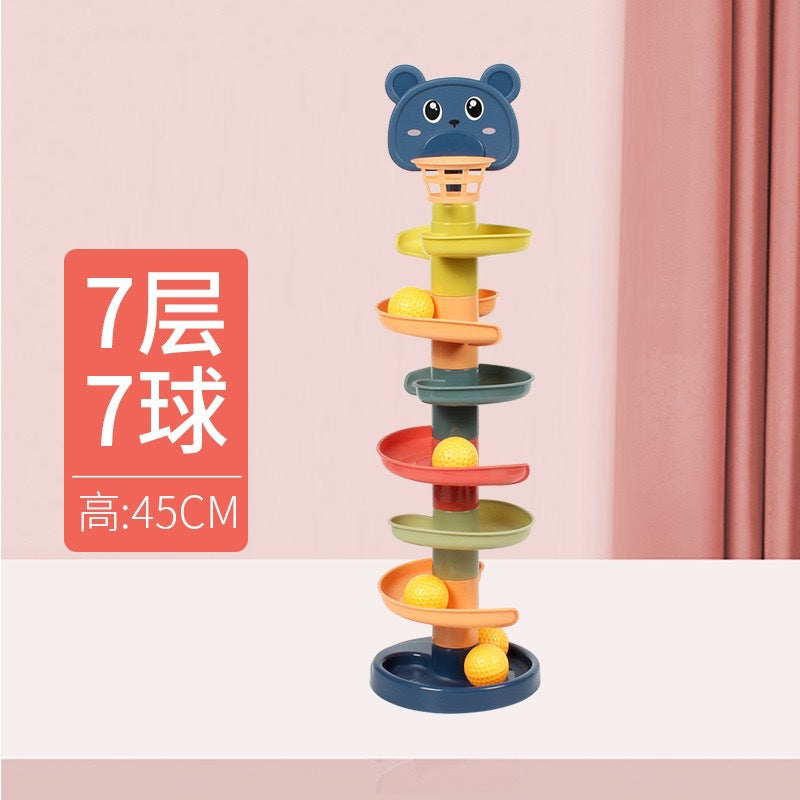 親子で遊べるカートンボールスライドトイ | Parent-Child Interactive Cartoon Ball Slide Toy