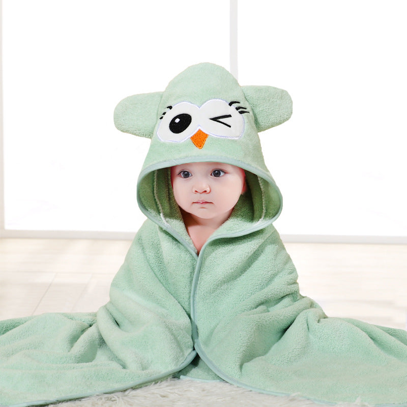 フード付きアニマル ベビーバスタオル | Hooded Animal Baby Bath Towel