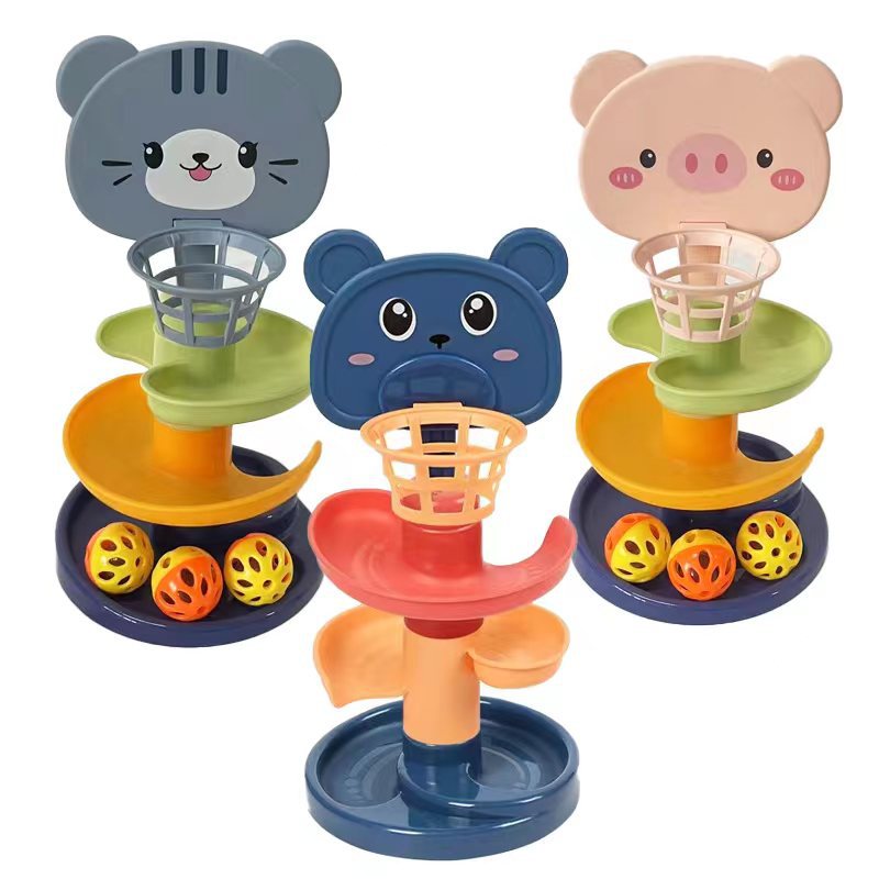 親子で遊べるカートンボールスライドトイ | Parent-Child Interactive Cartoon Ball Slide Toy