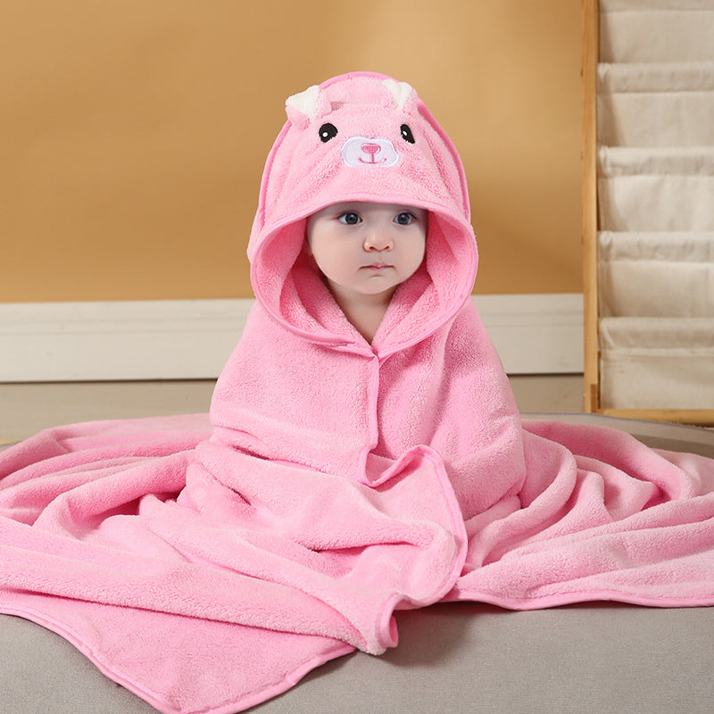 フード付きアニマル ベビーバスタオル | Hooded Animal Baby Bath Towel