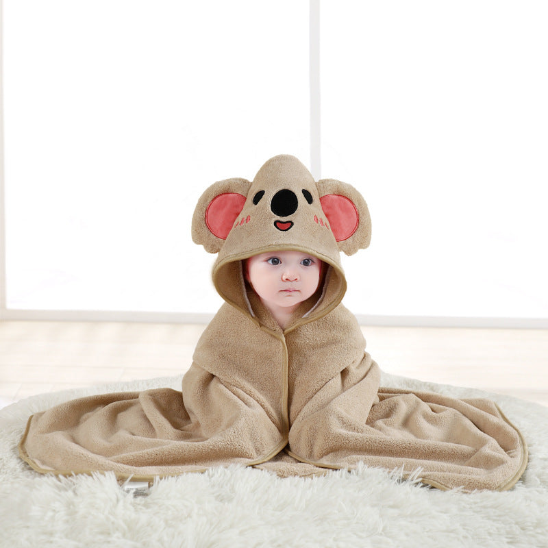 フード付きアニマル ベビーバスタオル | Hooded Animal Baby Bath Towel