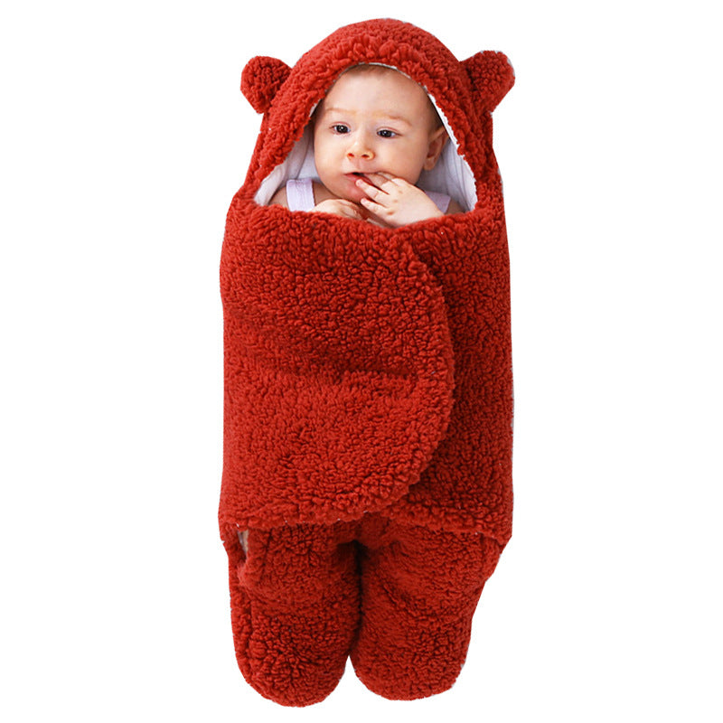 ベビーおくるみブランケット|Baby Swaddle Blanket – Soft Winter Quilt for Newborns