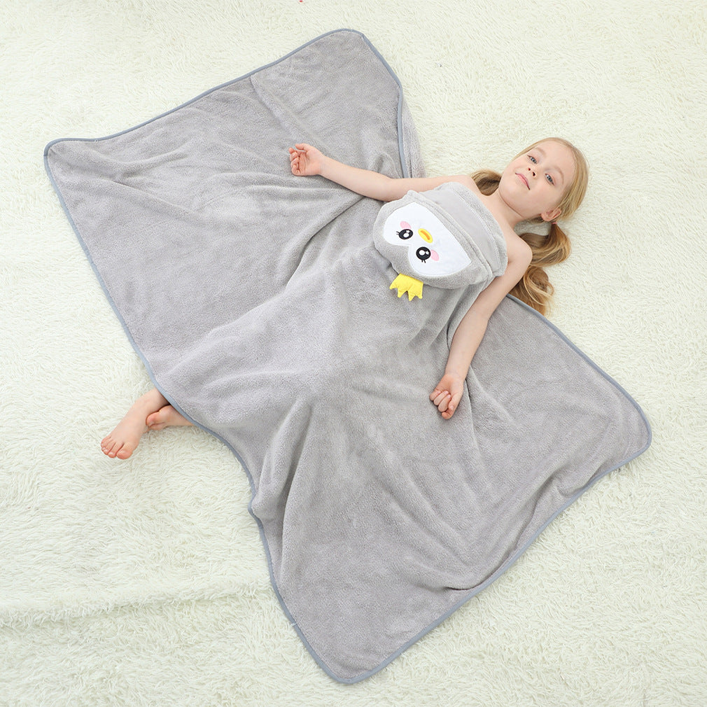 フード付きアニマル ベビーバスタオル | Hooded Animal Baby Bath Towel