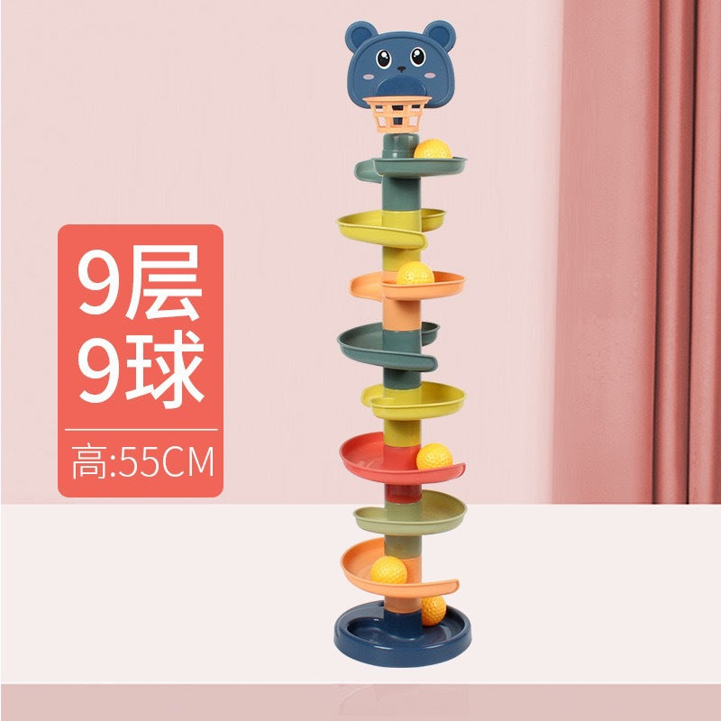 親子で遊べるカートンボールスライドトイ | Parent-Child Interactive Cartoon Ball Slide Toy