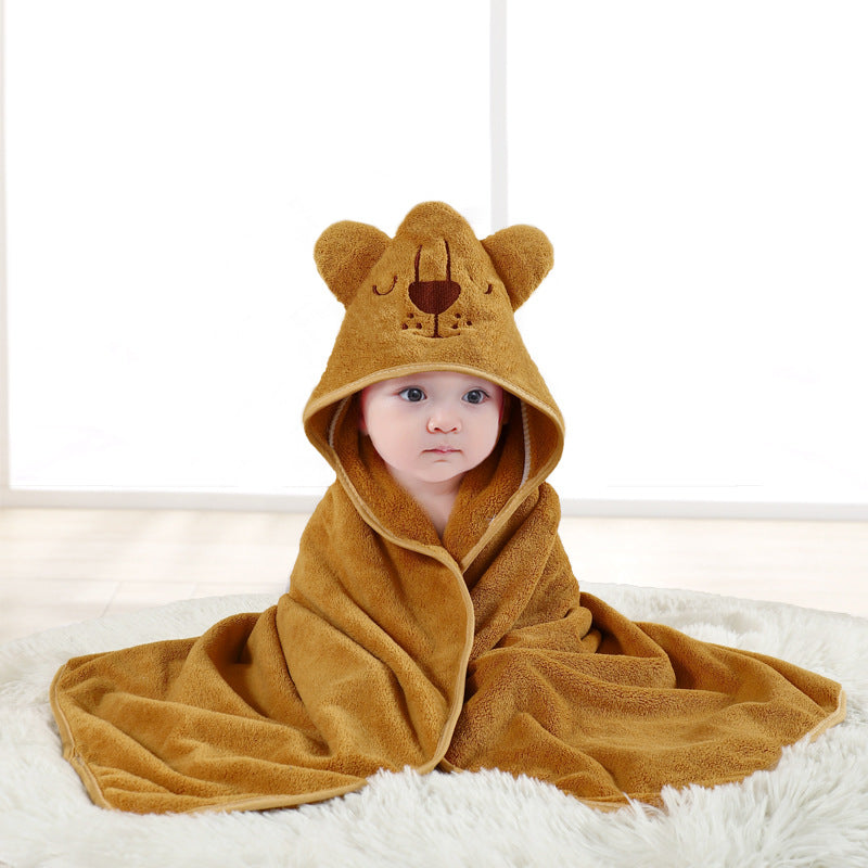 フード付きアニマル ベビーバスタオル | Hooded Animal Baby Bath Towel