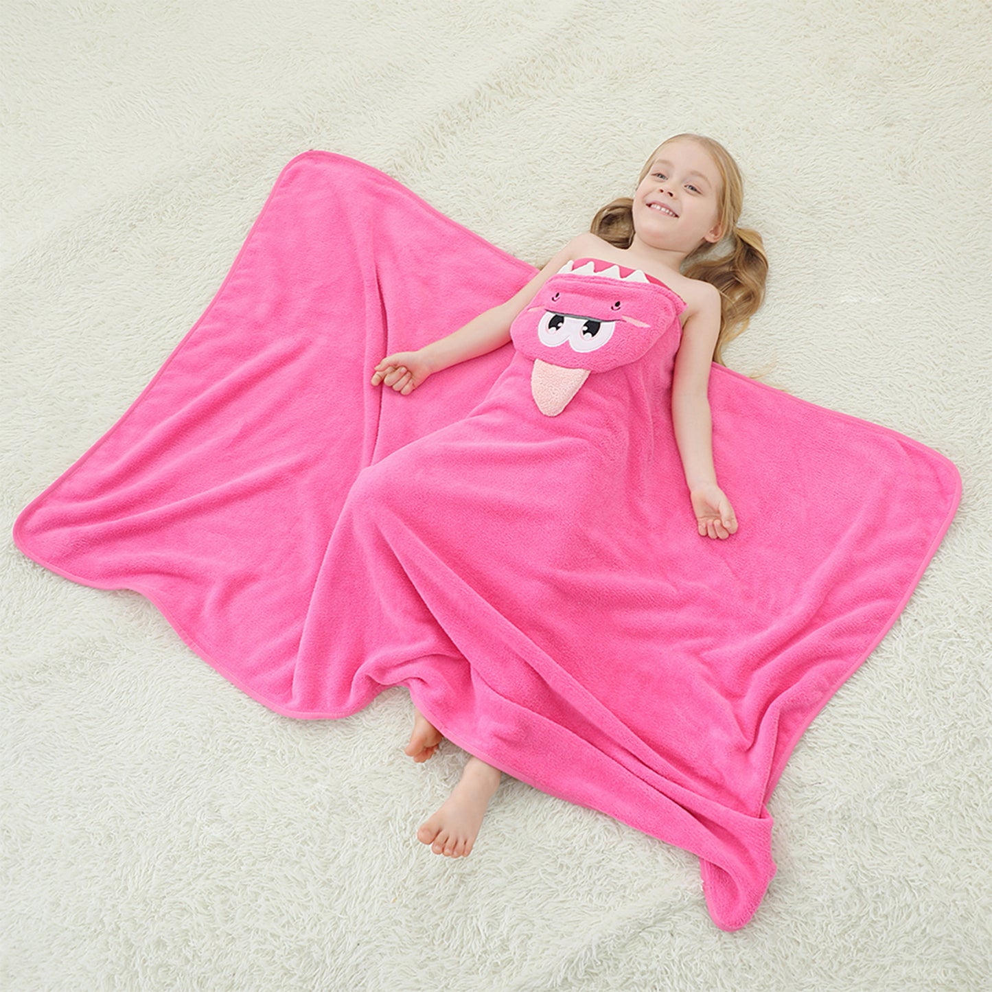 フード付きアニマル ベビーバスタオル | Hooded Animal Baby Bath Towel
