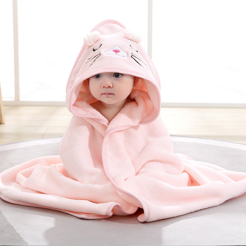 フード付きアニマル ベビーバスタオル | Hooded Animal Baby Bath Towel
