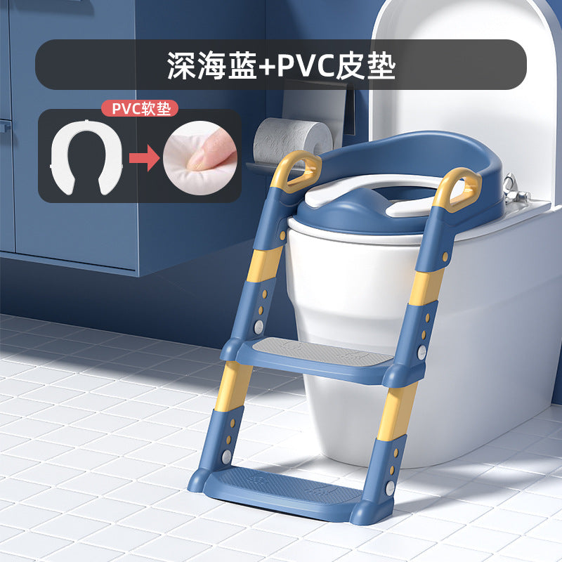 ベビートイレステップ付き補助便座 | Baby Toilet Training Seat with Step