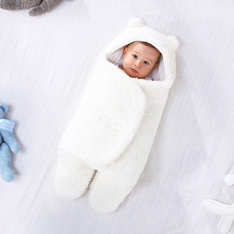 ベビーおくるみブランケット|Baby Swaddle Blanket – Soft Winter Quilt for Newborns