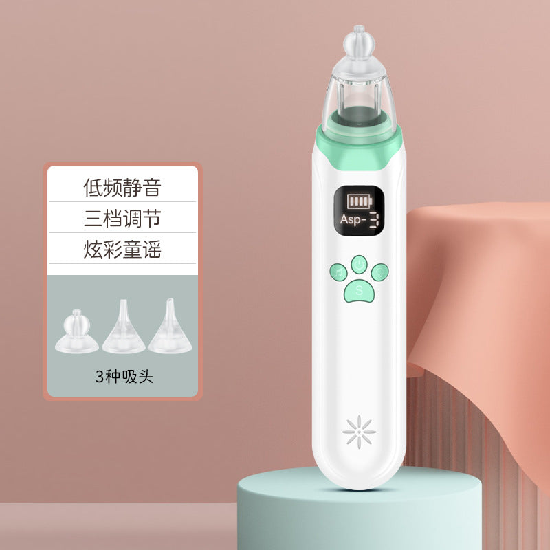 電動鼻吸い器|Baby Nasal Aspirator – 3段階吸引力・USB充電式・静音設計