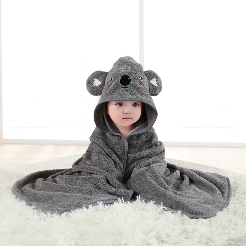 フード付きアニマル ベビーバスタオル | Hooded Animal Baby Bath Towel