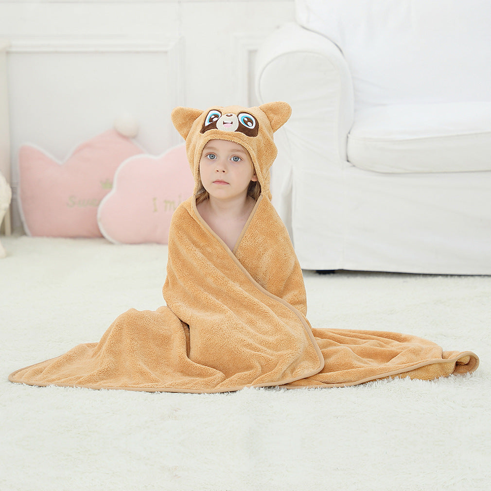 フード付きアニマル ベビーバスタオル | Hooded Animal Baby Bath Towel