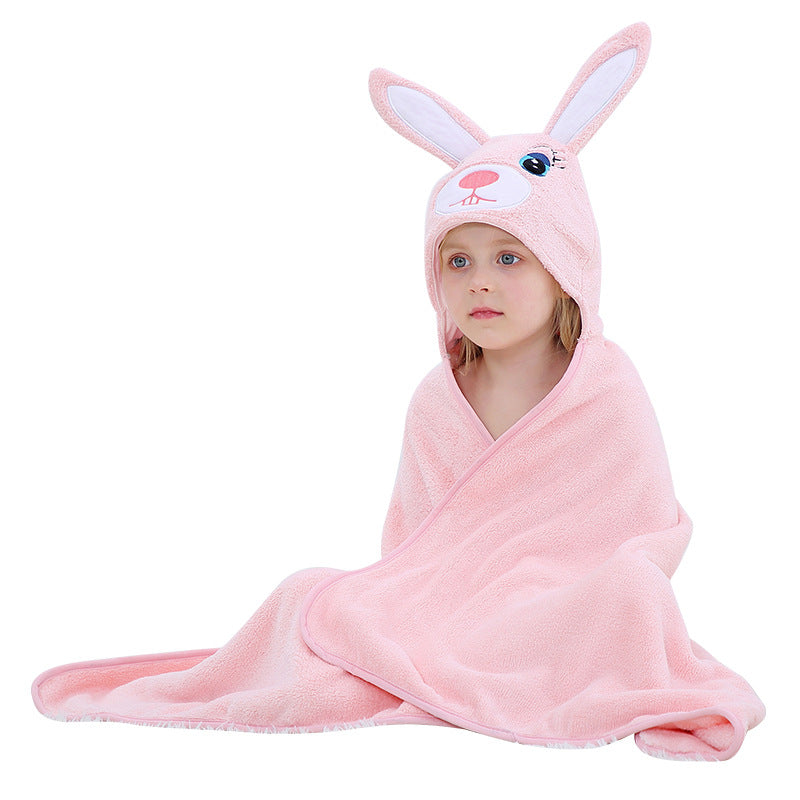 フード付きアニマル ベビーバスタオル | Hooded Animal Baby Bath Towel