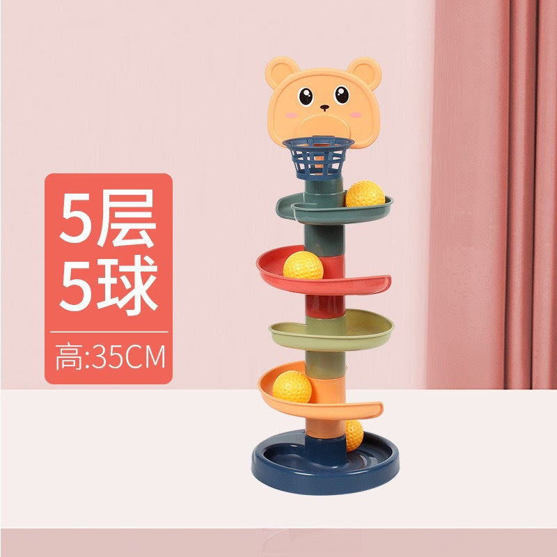 親子で遊べるカートンボールスライドトイ | Parent-Child Interactive Cartoon Ball Slide Toy
