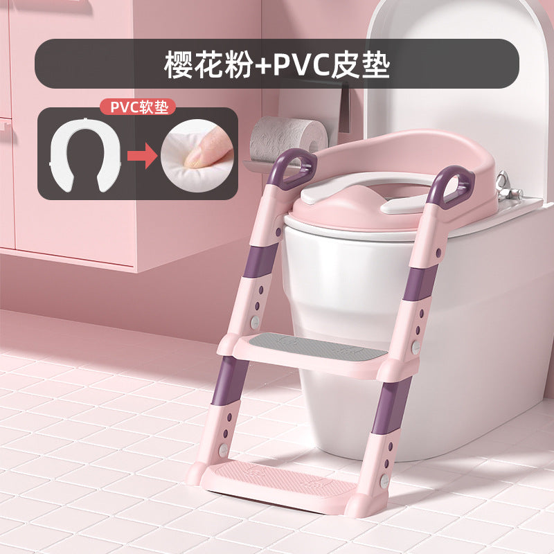 ベビートイレステップ付き補助便座 | Baby Toilet Training Seat with Step