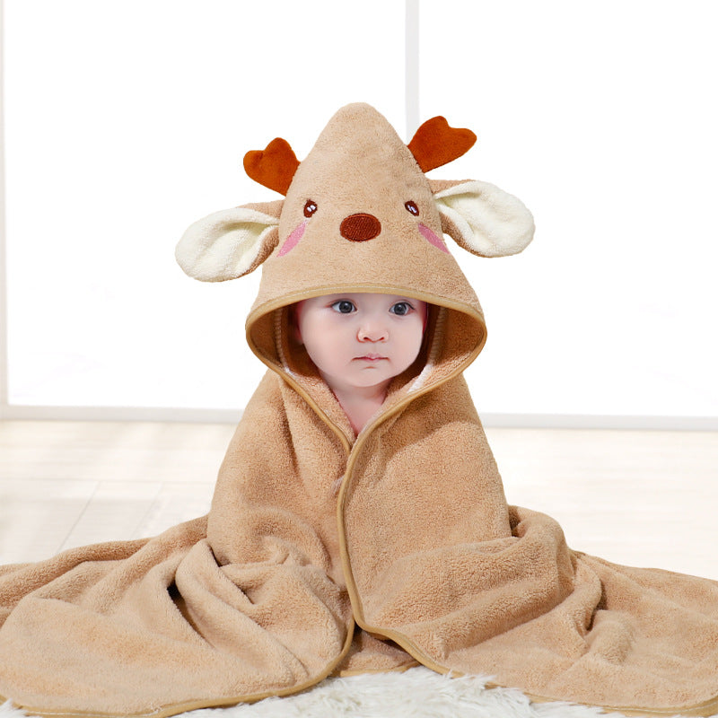 フード付きアニマル ベビーバスタオル | Hooded Animal Baby Bath Towel