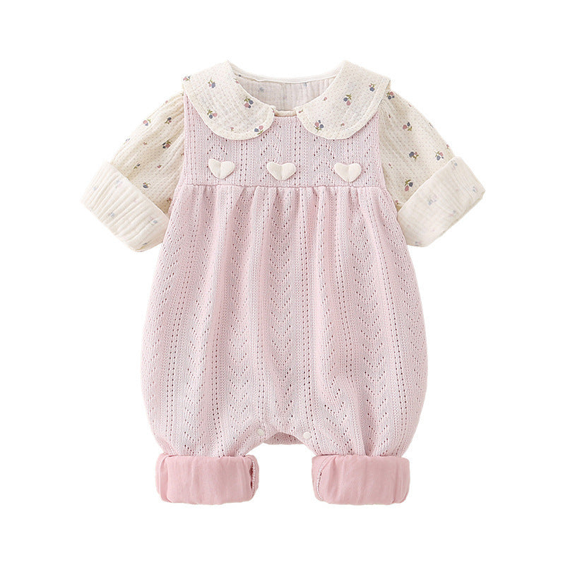 かわいい女の子のサロペットスタイル 秋コレクション