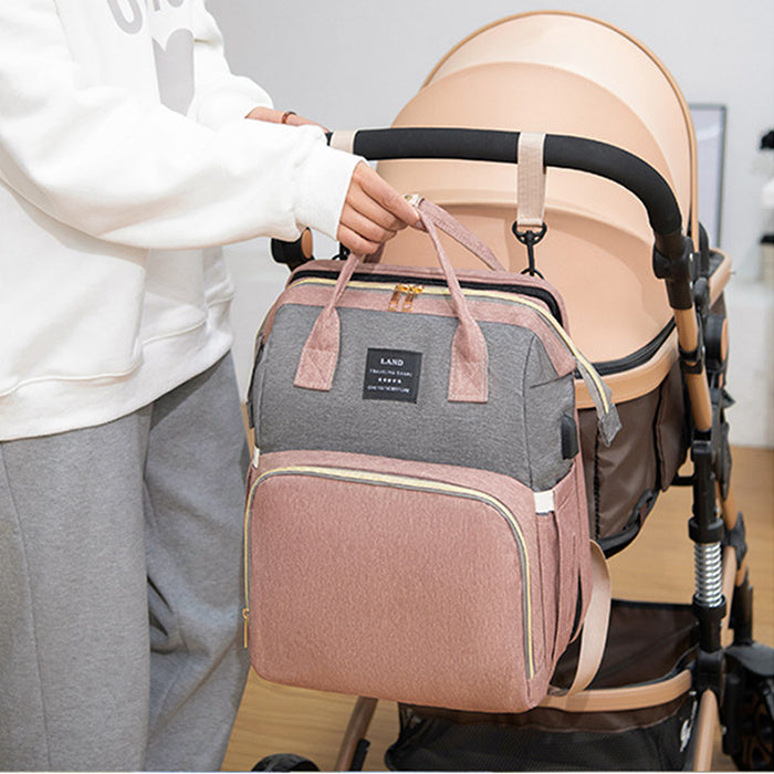 ママ用大容量ベビーバックパック | New Mummy Baby Crib Backpack Large Capacity