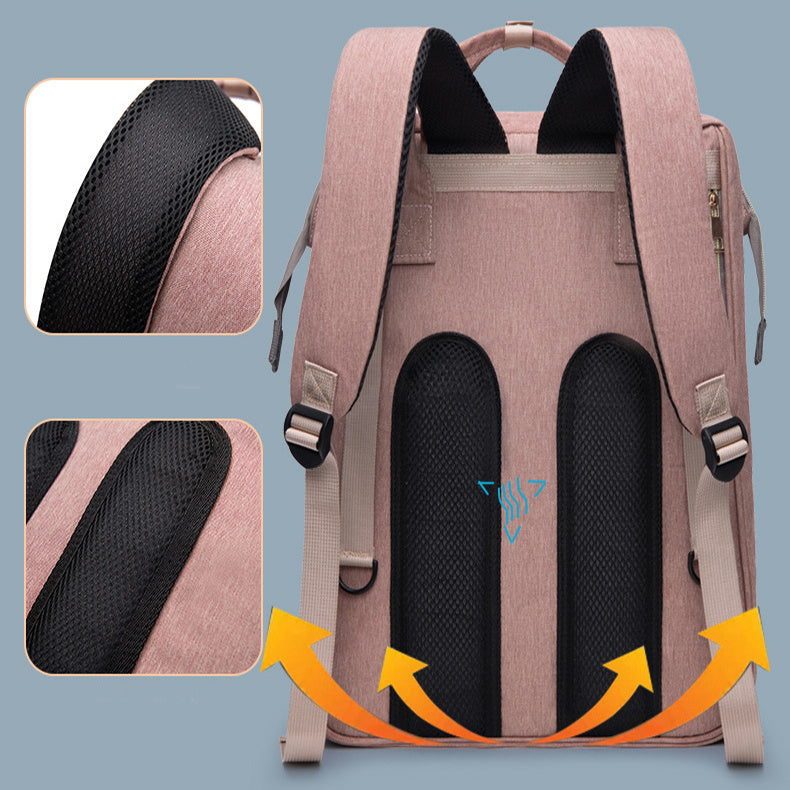 ママ用大容量ベビーバックパック | New Mummy Baby Crib Backpack Large Capacity