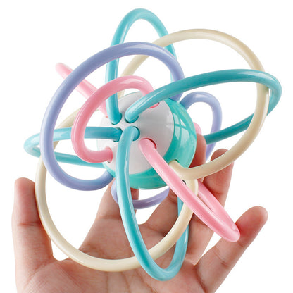 ベビー ループボール歯がため（0–12ヶ月・握る練習） | Baby Loop Ball Teether (0–12M, Grasp Training)