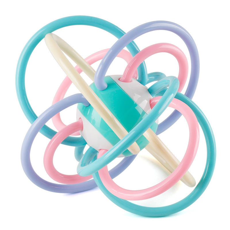 ベビー ループボール歯がため（0–12ヶ月・握る練習） | Baby Loop Ball Teether (0–12M, Grasp Training)