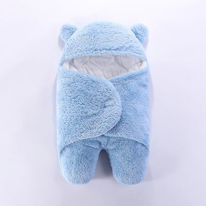 ベビーおくるみブランケット｜Baby Swaddle Blanket – Soft Winter Quilt for Newborns