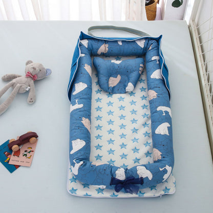 ベビー用コットンポータブルベッド | Baby Portable Cotton Sleeping Nest