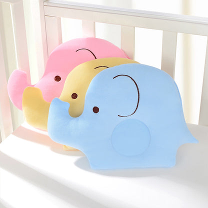 ベビーまくら エレファント／ピッグ（0–2歳・頭まもり・やわらか） | Baby Pillow Elephant/Pig (0–2Y, Head Support, Soft)